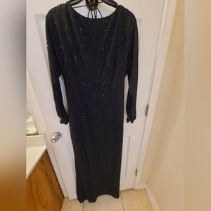 Vince Camuto evening gown, black, size 10 NWT